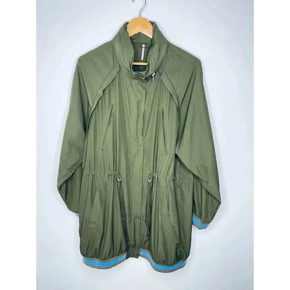 Free People Wind swept jacket size L Wild sage green - Picture 2 of 14